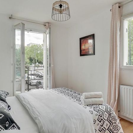 شقة أوبارفيلييه  في Chic Apart With Parking Near Paris المظهر الخارجي الصورة