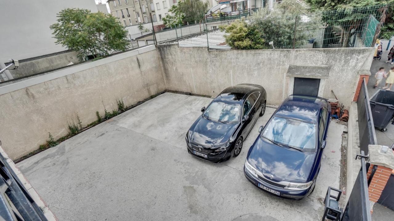 شقة أوبارفيلييه  في Chic Apart With Parking Near Paris المظهر الخارجي الصورة
